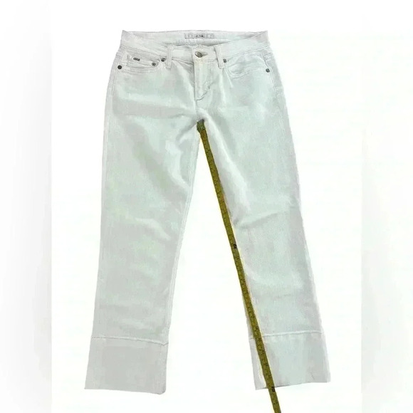 JOE'S JEANS Women's White SOCIALITE KICKER Cropped Jeans Size 24 - Picture 4 of 6